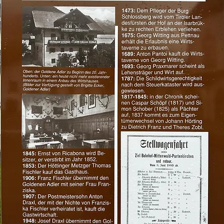 Couette-café Goldener Adler Scharnitz